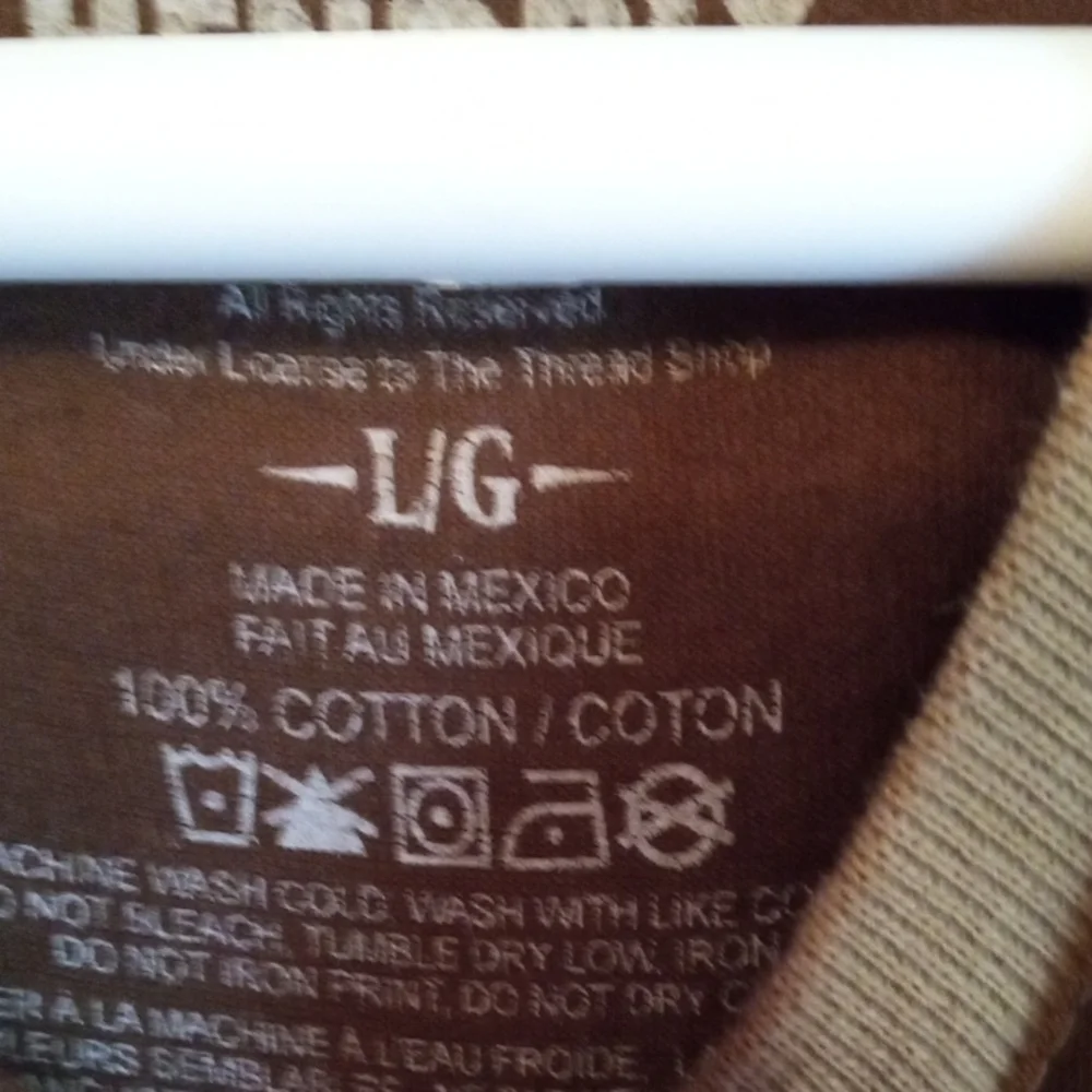 Brown Graphic T-Shirt with Music Icon Print - Picture 3 of 3